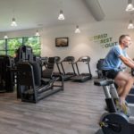 Man on bike at Saddleworth gym