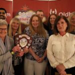 Oldham Active Staff awards - Winning team collecting award